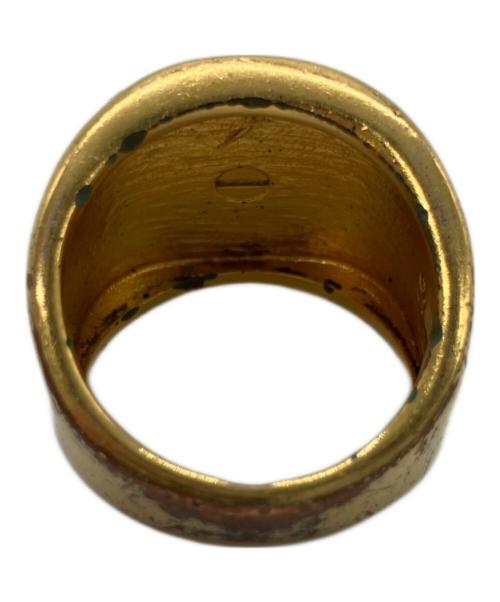 VERSACE（ヴェルサーチェ）VERSACE (ヴェルサーチェ) メデューサリング ゴールド(色) サイズ:19号の古着・服飾アイテム