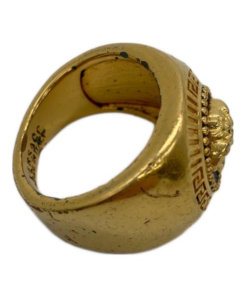 VERSACE（ヴェルサーチェ）VERSACE (ヴェルサーチェ) メデューサリング ゴールド(色) サイズ:19号の古着・服飾アイテム