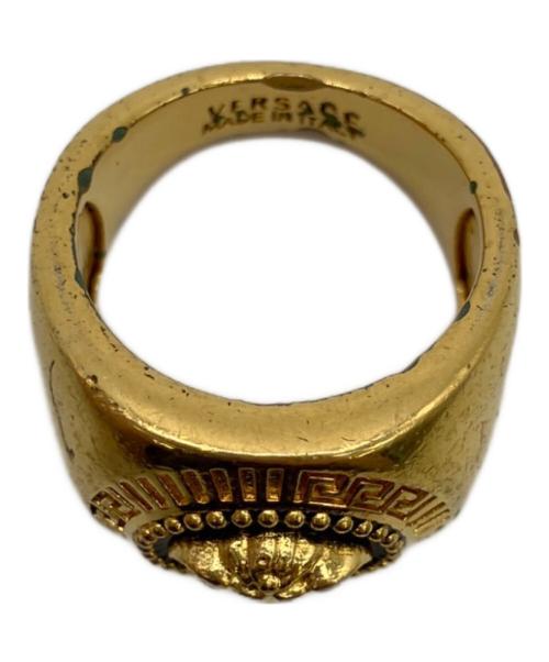 VERSACE（ヴェルサーチェ）VERSACE (ヴェルサーチェ) メデューサリング ゴールド(色) サイズ:19号の古着・服飾アイテム