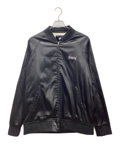 stussy（ステューシー）stussy (ステューシー) スカジャン ブラック サイズ:XLの古着・服飾アイテム