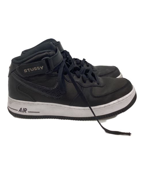 NIKE（ナイキ）NIKE (ナイキ) stussy (ステューシー) ハイカットスニーカー ブラック サイズ:28.5の古着・服飾アイテム