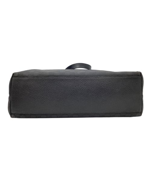 GUCCI（グッチ）GUCCI (グッチ) GGキャンバストートバッグ ブラックの古着・服飾アイテム