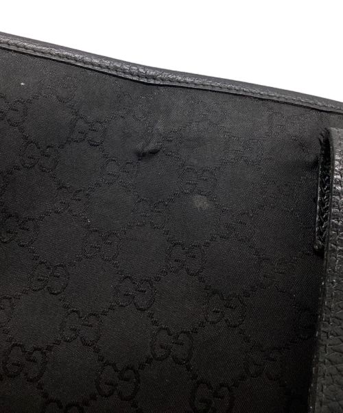 GUCCI（グッチ）GUCCI (グッチ) GGキャンバストートバッグ ブラックの古着・服飾アイテム