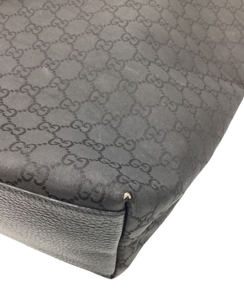 GUCCI（グッチ）GUCCI (グッチ) GGキャンバストートバッグ ブラックの古着・服飾アイテム