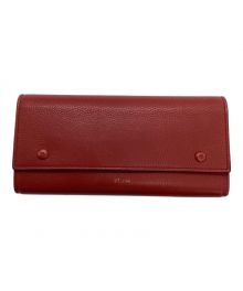 CELINE（セリーヌ）の古着「ラージフラップマルチファンクション ウォレット」｜レッド