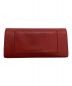 CELINE (セリーヌ) ラージフラップマルチファンクション ウォレット レッド：7000円