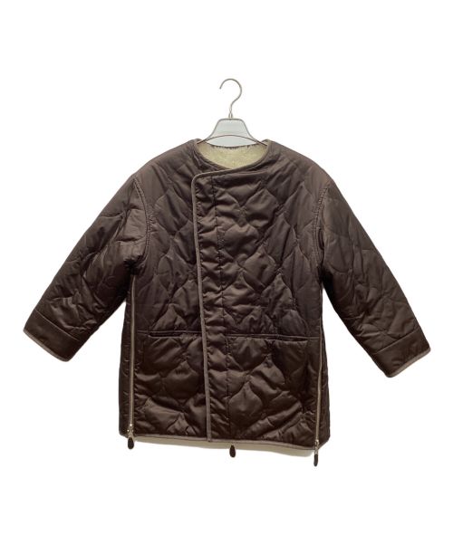 CASA FLINE（カーサフライン）CASA FLINE (カーサフライン) リバーシブルコート ブラウン×ホワイト サイズ:freeの古着・服飾アイテム