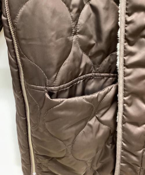 CASA FLINE（カーサフライン）CASA FLINE (カーサフライン) リバーシブルコート ブラウン×ホワイト サイズ:freeの古着・服飾アイテム