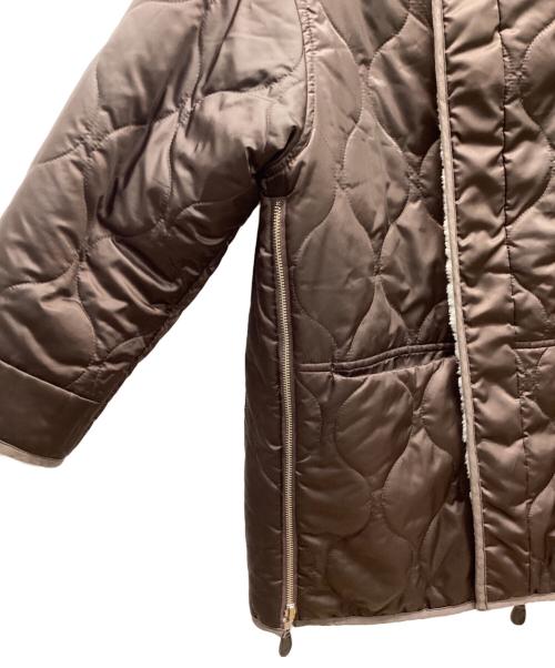 CASA FLINE（カーサフライン）CASA FLINE (カーサフライン) リバーシブルコート ブラウン×ホワイト サイズ:freeの古着・服飾アイテム