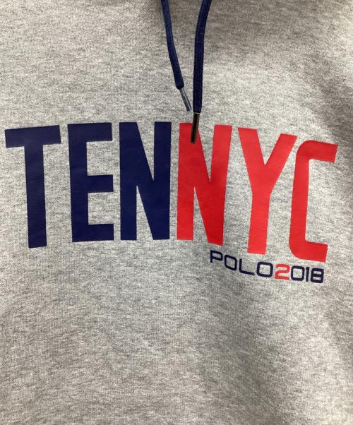 POLO RALPH LAUREN（ポロ・ラルフローレン）POLO RALPH LAUREN (ポロ・ラルフローレン) プルオーバーパーカー グレー サイズ:Lの古着・服飾アイテム