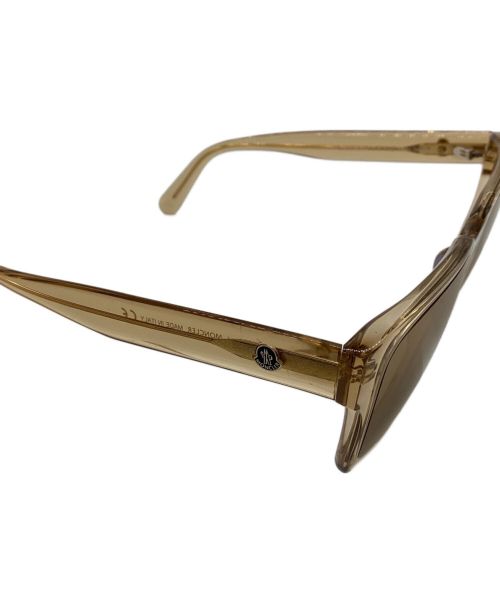 MONCLER（モンクレール）MONCLER (モンクレール) スクエアクリアフレームサングラス シャンパンゴールド サイズ:53□21の古着・服飾アイテム