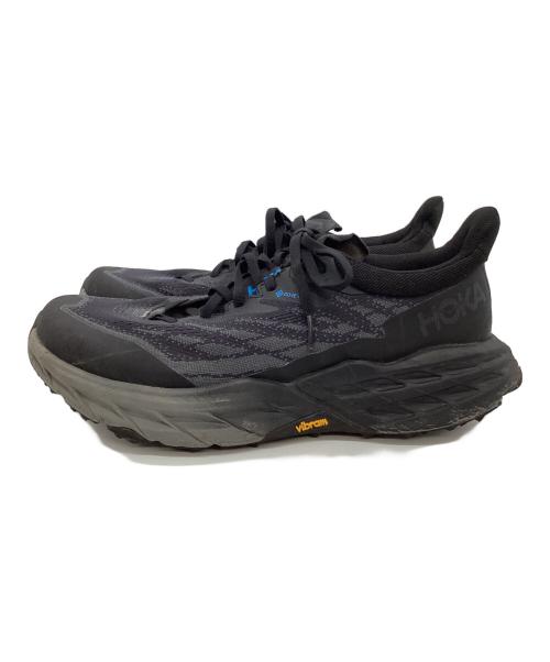 HOKAONEONE（ホカオネオネ）HOKAONEONE (ホカオネオネ) トレイルランニングシューズ グレー×ブルー サイズ:27.5の古着・服飾アイテム