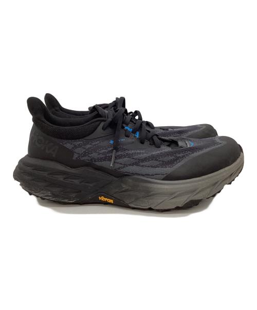 HOKAONEONE（ホカオネオネ）HOKAONEONE (ホカオネオネ) トレイルランニングシューズ グレー×ブルー サイズ:27.5の古着・服飾アイテム