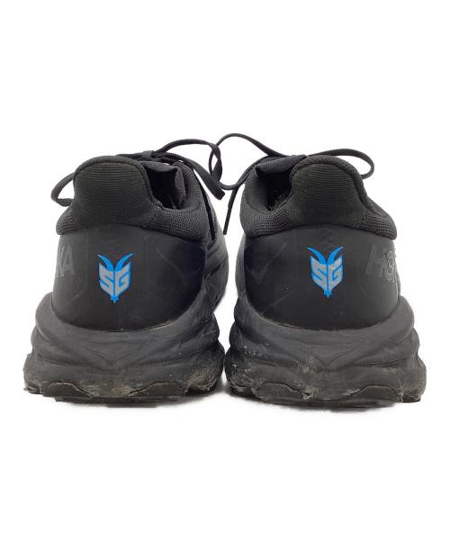 HOKAONEONE（ホカオネオネ）HOKAONEONE (ホカオネオネ) トレイルランニングシューズ グレー×ブルー サイズ:27.5の古着・服飾アイテム