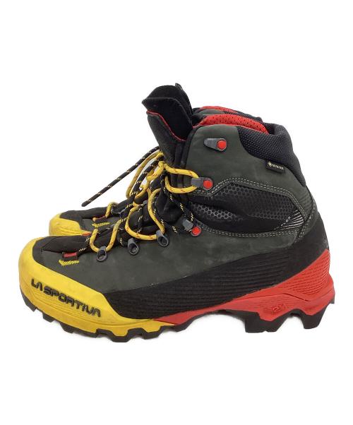 LA SPORTIVA（スポルティバ）LA SPORTIVA (スポルティバ) トレッキングブーツ ブラック×イエロー サイズ:27の古着・服飾アイテム