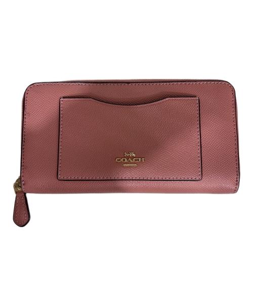 COACH（コーチ）COACH (コーチ) 長財布 ピンクの古着・服飾アイテム