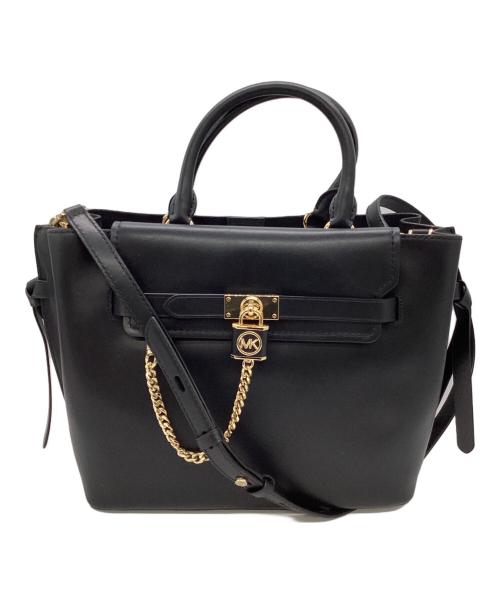 MICHAEL KORS（マイケル・コース）MICHAEL KORS (マイケルコース) トートバッグ ブラックの古着・服飾アイテム