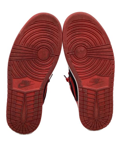 NIKE（ナイキ）NIKE (ナイキ) ハイカットスニーカー/AIR JORDAN1 ブラック×レッド サイズ:28.5の古着・服飾アイテム