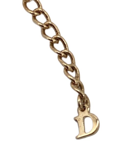 Christian Dior（クリスチャン ディオール）Christian Dior (クリスチャン ディオール) プレートカラーバンドチョーカー レッドの古着・服飾アイテム