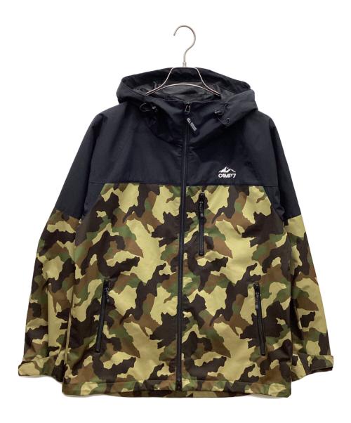 CAMP 7（キャンプ７）CAMP 7 (キャンプ７) SYMPATEXパーカー ブラック×カーキ サイズ:Lの古着・服飾アイテム