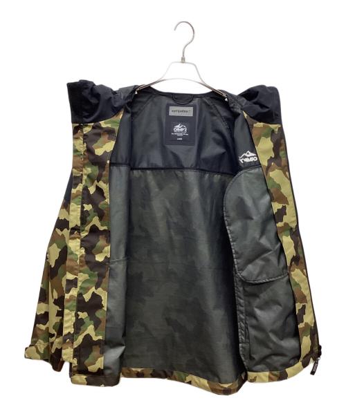 CAMP 7（キャンプ７）CAMP 7 (キャンプ７) SYMPATEXパーカー ブラック×カーキ サイズ:Lの古着・服飾アイテム