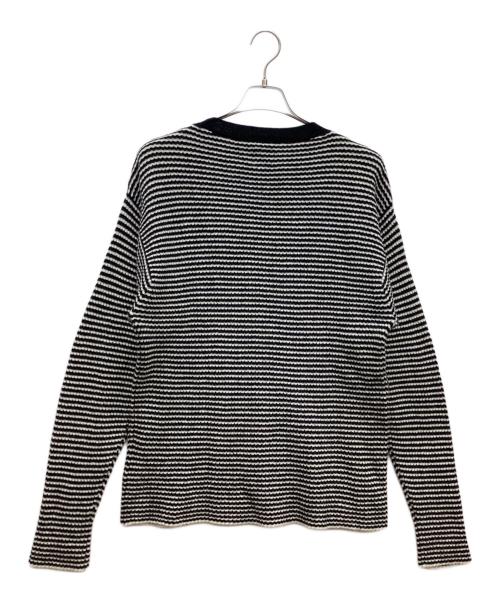 WTAPS（ダブルタップス）WTAPS (ダブルタップス) WAFFLE 02 SWEATER WOOL ホワイト×ブラック サイズ:Mの古着・服飾アイテム
