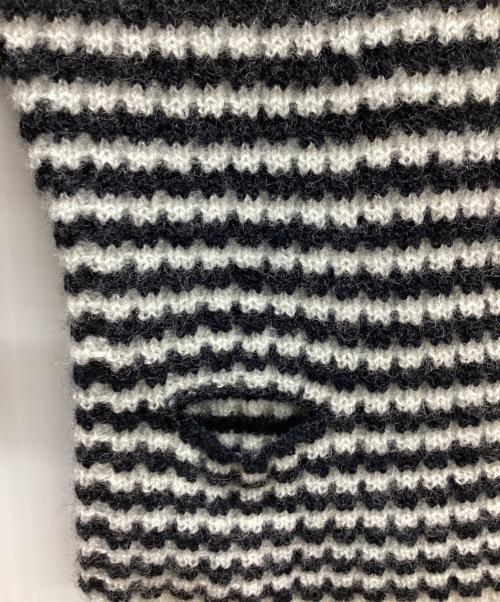 WTAPS（ダブルタップス）WTAPS (ダブルタップス) WAFFLE 02 SWEATER WOOL ホワイト×ブラック サイズ:Mの古着・服飾アイテム