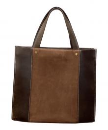 SOMES（ソメス）の古着「レザートートバッグ」｜ブラウン