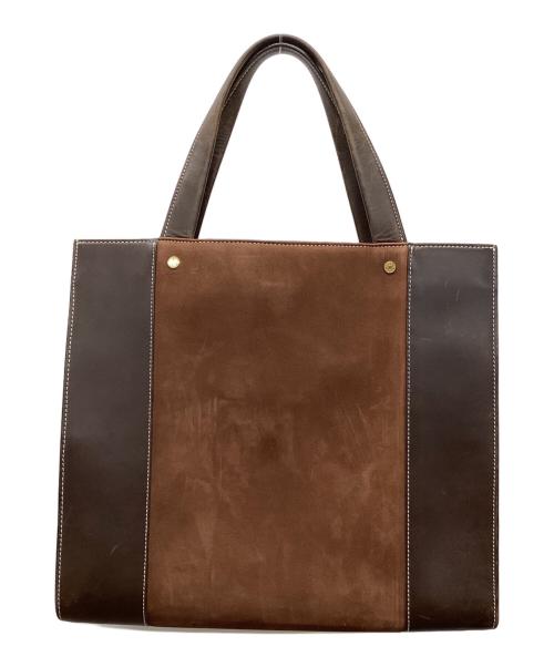 SOMES（ソメス）SOMES (ソメス) レザートートバッグ ブラウンの古着・服飾アイテム