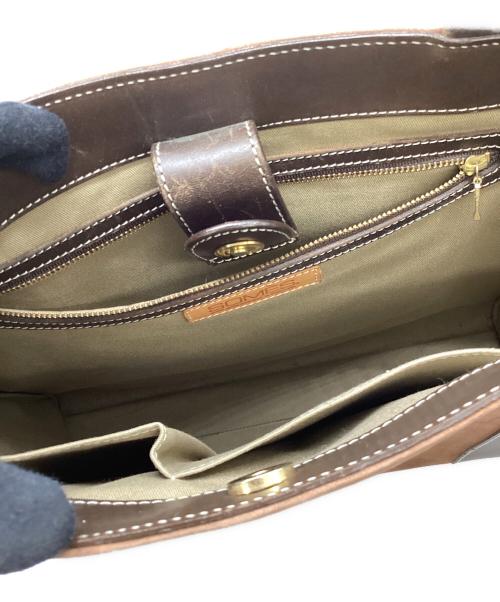 SOMES（ソメス）SOMES (ソメス) レザートートバッグ ブラウンの古着・服飾アイテム