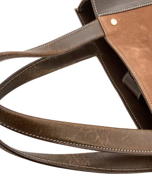 SOMES（ソメス）SOMES (ソメス) レザートートバッグ ブラウンの古着・服飾アイテム