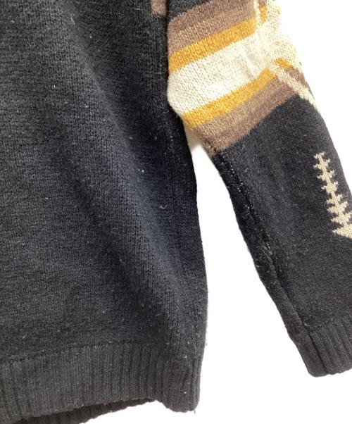 PENDLETON（ペンドルトン）PENDLETON (ペンドルトン) デザインウールセーター ブラック サイズ:Mの古着・服飾アイテム