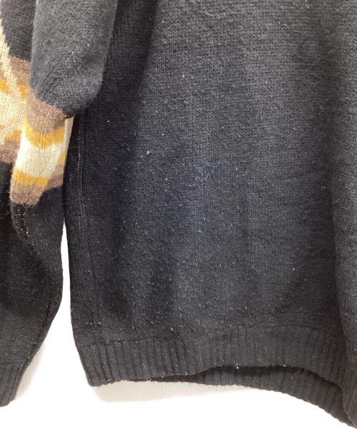 PENDLETON（ペンドルトン）PENDLETON (ペンドルトン) デザインウールセーター ブラック サイズ:Mの古着・服飾アイテム