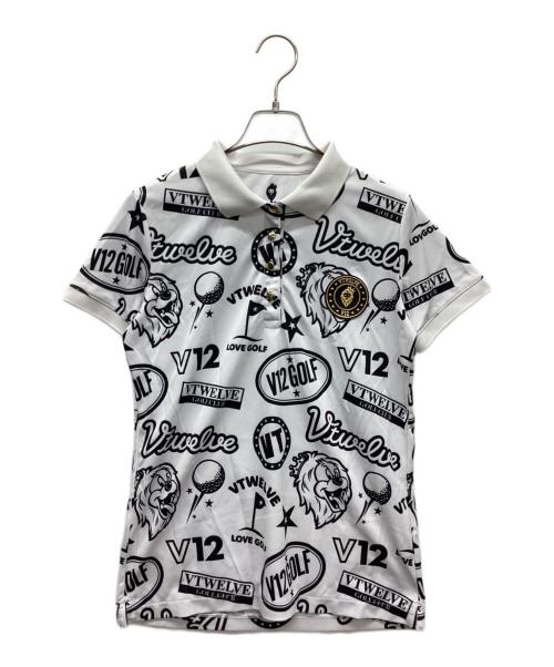 V12（ヴィトゥエルブ）V12 (ヴィトゥエルブ) ゴルフウェア(トップス) ホワイト サイズ:Mの古着・服飾アイテム