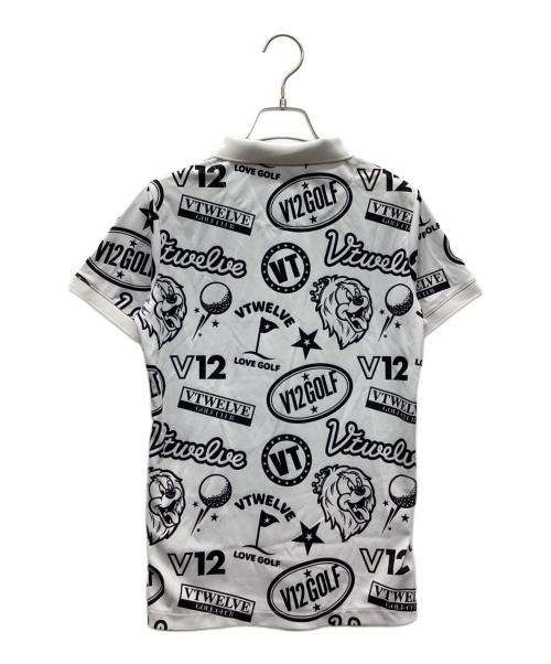 V12（ヴィトゥエルブ）V12 (ヴィトゥエルブ) ゴルフウェア(トップス) ホワイト サイズ:Mの古着・服飾アイテム