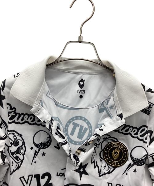 V12（ヴィトゥエルブ）V12 (ヴィトゥエルブ) ゴルフウェア(トップス) ホワイト サイズ:Mの古着・服飾アイテム