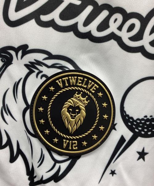 V12（ヴィトゥエルブ）V12 (ヴィトゥエルブ) ゴルフウェア(トップス) ホワイト サイズ:Mの古着・服飾アイテム