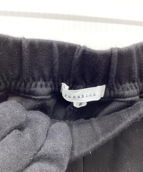 yunahica（ユナヒカ）yunahica (ユナヒカ) コットンストレッチデイパンツ ブラック サイズ:Mの古着・服飾アイテム