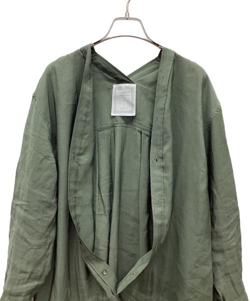BEARDSLEY（ビアズリー）BEARDSLEY (ビアズリー) ブラウスワンピース グリーン サイズ:Freeの古着・服飾アイテム