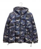 BLACK LABEL CRESTBRIDGEブラックレーベル クレストブリッジ）の古着「リバーシブルダウンジャケット」｜ブラック×ネイビー