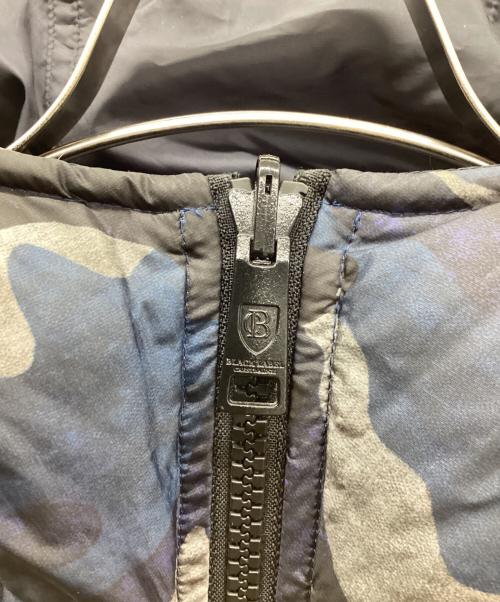 BLACK LABEL CRESTBRIDGE（ブラックレーベル クレストブリッジ）BLACK LABEL CRESTBRIDGE (ブラックレーベル クレストブリッジ) リバーシブルダウンジャケット ブラック×ネイビー サイズ:XLの古着・服飾アイテム