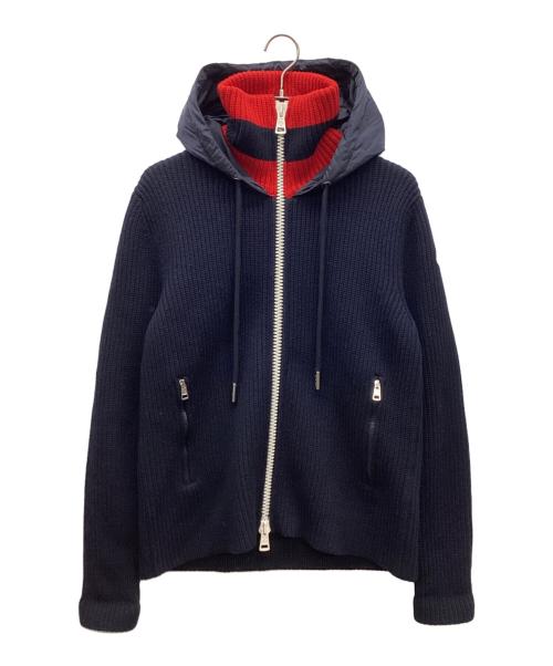 MONCLER（モンクレール）MONCLER (モンクレール) MAGLIA TRICOT CARDIGAN ネイビー サイズ:Mの古着・服飾アイテム