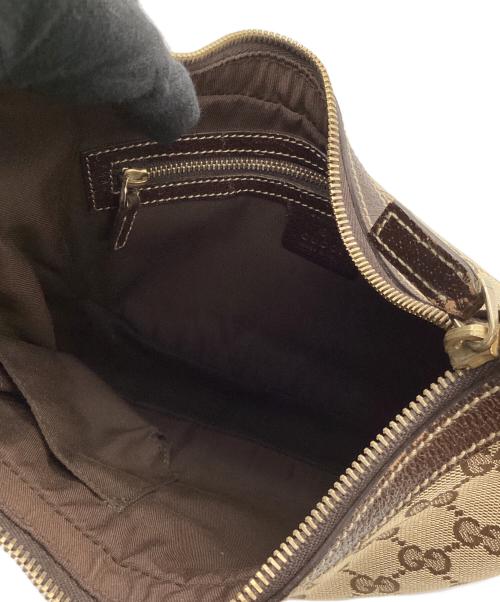 GUCCI（グッチ）GUCCI (グッチ) ワンショルダーバッグ ベージュ×ブラウンの古着・服飾アイテム