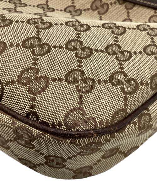 GUCCI（グッチ）GUCCI (グッチ) ワンショルダーバッグ ベージュ×ブラウンの古着・服飾アイテム