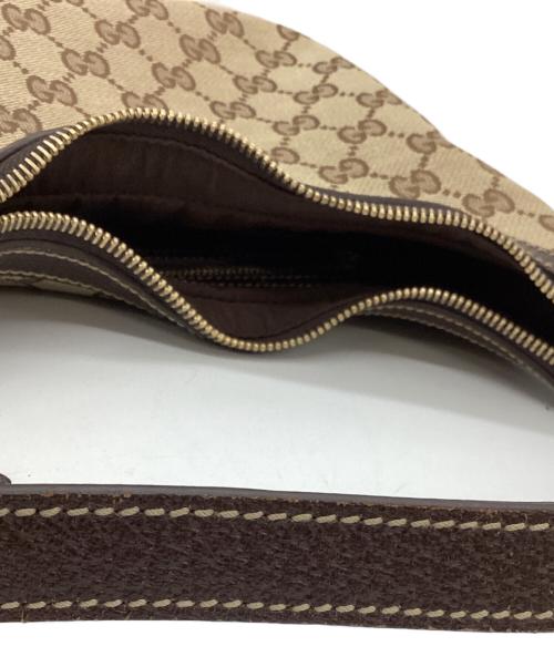 GUCCI（グッチ）GUCCI (グッチ) ワンショルダーバッグ ベージュ×ブラウンの古着・服飾アイテム