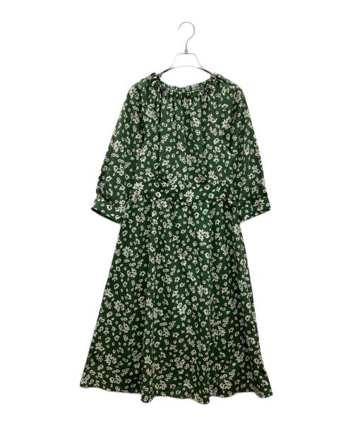 MACKINTOSH PHILOSOPHY（マッキントッシュ フィロソフィー）MACKINTOSH PHILOSOPHY (マッキントッシュ フィロソフィー) プリントワンピース グリーン サイズ:Sの古着・服飾アイテム