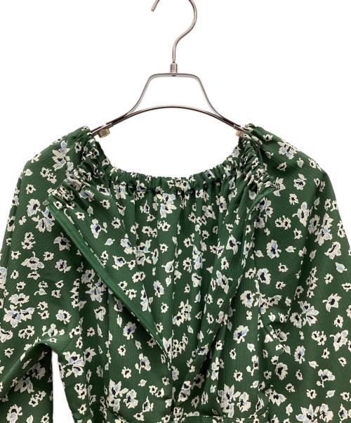 MACKINTOSH PHILOSOPHY（マッキントッシュ フィロソフィー）MACKINTOSH PHILOSOPHY (マッキントッシュ フィロソフィー) プリントワンピース グリーン サイズ:Sの古着・服飾アイテム