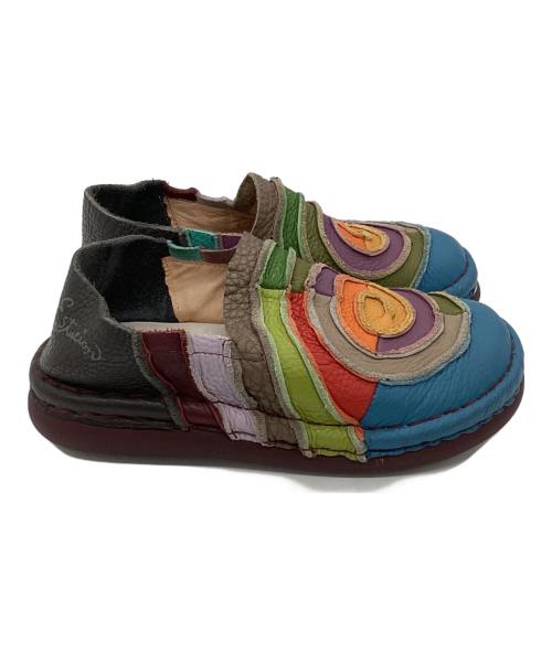 estacion（エスタシオ）estacion (エスタシオ) スリッポン マルチカラー サイズ:Mの古着・服飾アイテム