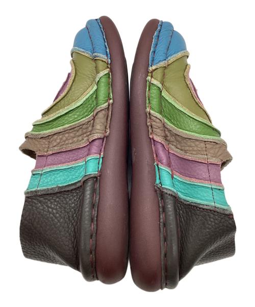 estacion（エスタシオ）estacion (エスタシオ) スリッポン マルチカラー サイズ:Mの古着・服飾アイテム