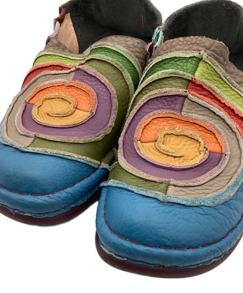 estacion（エスタシオ）estacion (エスタシオ) スリッポン マルチカラー サイズ:Mの古着・服飾アイテム